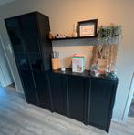 IKEA BILLY/OXBERG Zwarte Kast, Ophalen, 200 cm of meer, 50 tot 100 cm, Zo goed als nieuw