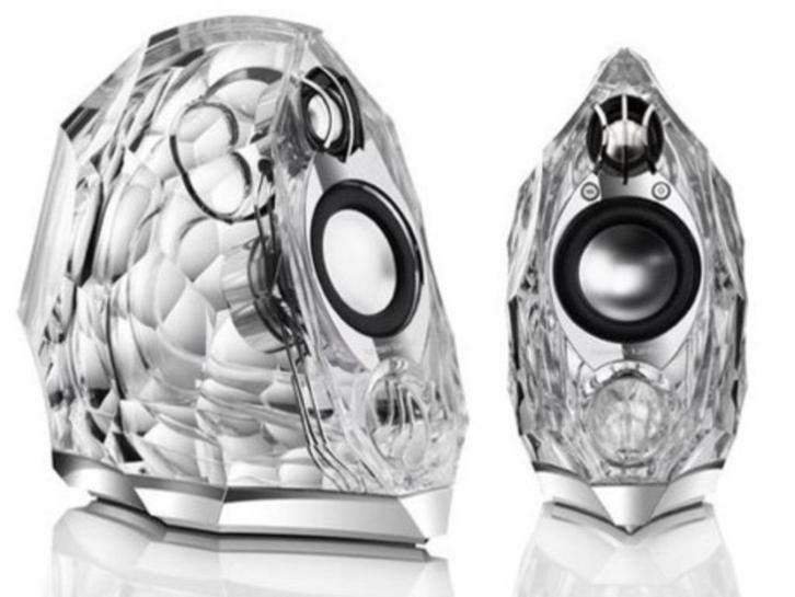 Harman Kardon GLA 55 design speakers limited (7000) box set, Audio, Tv en Foto, Luidsprekers, Gebruikt, Front, Rear of Stereo speakers
