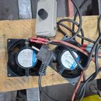 Ventilator setje  hout kachel, Houtkachel, Ophalen of Verzenden, Zo goed als nieuw, Inbouw