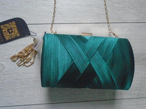 Prachtige Avondtasje Gala Tas met Groen Goud Nieuw, Sieraden, Tassen en Uiterlijk, Tassen | Damestassen, Nieuw, Avondtasje, Groen