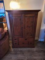 Teakhouten kast - 65x111x161 cm, Huis en Inrichting, Kasten | Kledingkasten, Ophalen, 100 tot 150 cm, Teakhout, 150 tot 200 cm