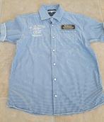 Scotch Shrunk Blouse Blauw Wit Maat 164, Overhemd of Blouse, Scotch Shrunk, Ophalen of Verzenden, Zo goed als nieuw