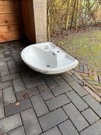 Vintage Wastafel met Bloemtekeningen Parijs, Ophalen, Gebruikt