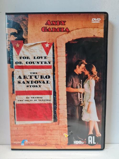 For Love or Country - Andy Garcia Drama DVD, Cd's en Dvd's, Dvd's | Drama, Zo goed als nieuw, Waargebeurd drama, Vanaf 12 jaar