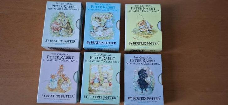 The original Peter Rabbit Miniature Collection 1 tm 6 Potter, Boeken, Sprookjes en Fabels, Zo goed als nieuw, Ophalen of Verzenden