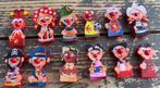 Carnaval Festival - 12 vingerpopjes - Efteling, Ophalen of Verzenden, Zo goed als nieuw, Beeldje of Poppetje