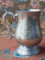 Mooie grote vintage silverplate jubileumbeker uit Engeland., Antiek en Kunst, Ophalen of Verzenden