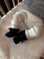 Gebreide sokjes donkerblauw 100% wol, Nieuw, Ophalen of Verzenden, Sokjes