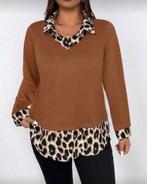 Top Juul Bruin-2 (44-52), Verzenden, Nieuw, Bruin, Shirt of Top