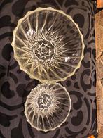 Antieke Glazen Schalen Set, Ophalen of Verzenden