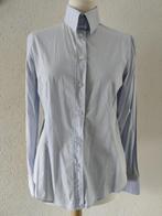 Burberry blouse lichtblauw met Burberry-motief manchetten, Blauw, Burberry, Maat 38/40 (M), Ophalen of Verzenden