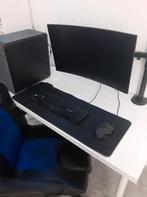SNELLE EN KRACHTIGE GAMING PC MET MONITOR!, Ophalen, Gebruikt, Luchtkoeling