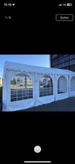 Stormvaste Partytent 3X8mtr. Zelf demonteren, Ophalen of Verzenden, Zo goed als nieuw, 8 meter of meer, Minder dan 4 meter
