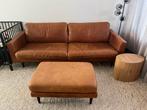 Lederland leren bank - 2,5 persoons, Huis en Inrichting, Ophalen, Gebruikt, Tweepersoons, Rechte bank