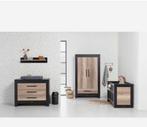 Kidsmill Long Island Babykamer Zwart/Oldwood, Huis en Inrichting, Kasten | Dressoirs, Ophalen, Gebruikt, 100 tot 150 cm, Met lade(s)
