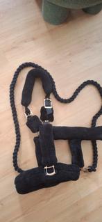 Halster Horsegear Suave Rosegold fluffy + touw zwart, Dieren en Toebehoren, Ophalen of Verzenden, Zo goed als nieuw, Overige soorten