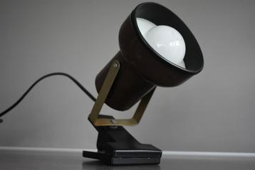 Klemspot klemlamp klem Zweeds design Orrefors jaren 70 beschikbaar voor biedingen