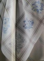 Borduurpatroon  Blauwe bloemen op theedoek  nr 9269, Verzenden, Nieuw, Handborduren, Patroon