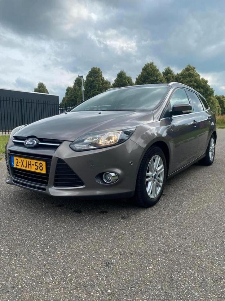 Ford Focus 1.0 Ecoboost 92KW Wagon 2014 Bruin, Auto's, Ford, Particulier, Focus, Benzine, Euro 5, A, Stationwagon, Handgeschakeld