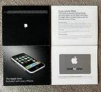 Hulp “kaart” voucher voor allereerste 2G iPhone USA 2007 ️, Ophalen of Verzenden, Nieuw, IPhone 2G Original