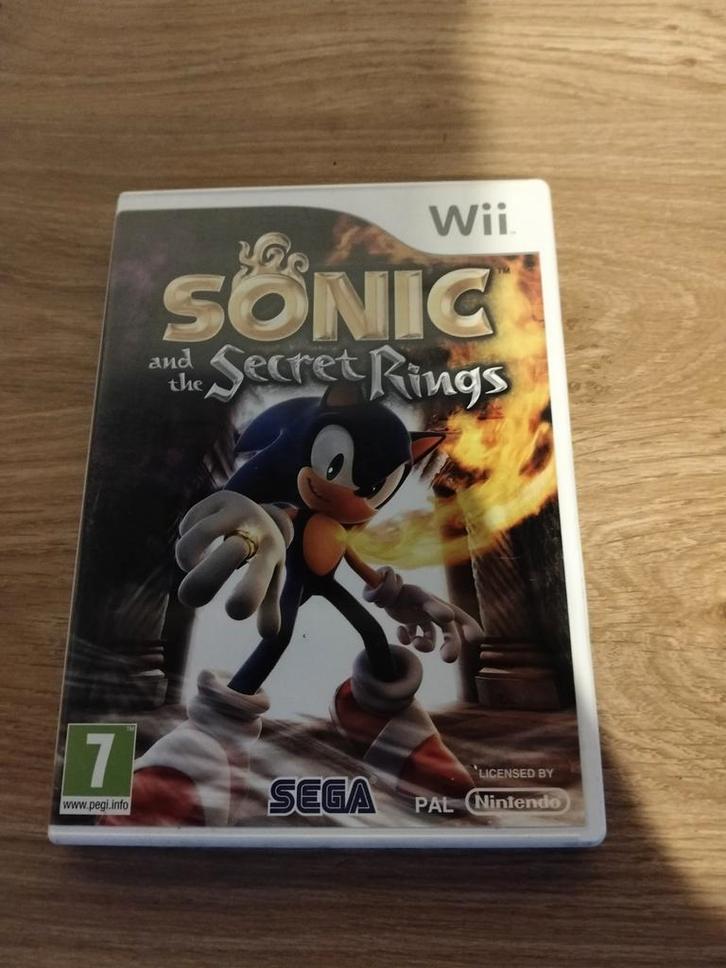 Sonic and the Secret Rings - Wii, Spelcomputers en Games, Games | Nintendo Wii, Gebruikt, Platform, 1 speler, Vanaf 7 jaar, Ophalen of Verzenden