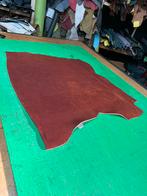 Cognac kleur patina-vintage tuigleer 5,5mm dik soepel T2, Hobby en Vrije tijd, Leer of Kunstleer, Ophalen of Verzenden, Zo goed als nieuw