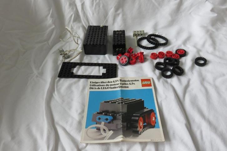 Lego universal set, set 107 4.5V motor, Kinderen en Baby's, Speelgoed | Duplo en Lego, Gebruikt, Lego, Complete set, Ophalen of Verzenden
