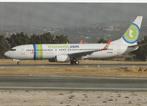 10 x vliegtuigkaarten Transavia, Verzamelen, Luchtvaart en Vliegtuigspotten, Verzenden, Zo goed als nieuw, Kaart, Foto of Prent