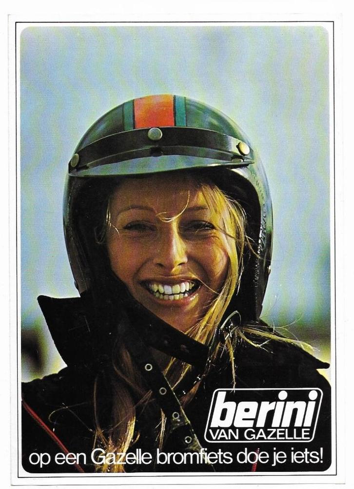 Berini van Gazelle folder bromfiets (GA21z), Fietsen en Brommers, Handleidingen en Instructieboekjes, Zo goed als nieuw, Ophalen of Verzenden