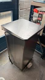 Vepa Industriële afvalbak met pedaal RVS 110 liter ️️️️️, Ophalen, Met pedaal, 40 liter of meer, Zo goed als nieuw