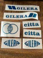 Stickerset blauw gilera citta, Ophalen of Verzenden, Nieuw, Gilera