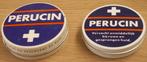 2 verschillende originele Perucin blikjes Beiersdorf, zalfbl, Ophalen of Verzenden, Zo goed als nieuw, Overige