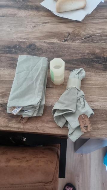 Dille & Kamille Servetten + Ringen beschikbaar voor biedingen