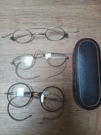 3x oude bril, oude brillenkoker, Antiek en Kunst, Ophalen of Verzenden