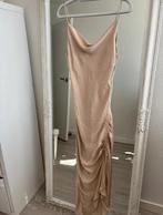 Joshv satijnen beige jurk M, Maat 38/40 (M), Beige, Ophalen of Verzenden, Zo goed als nieuw