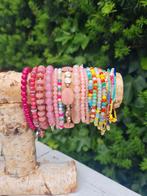 BIBA kralenarmbandjes roze en mix 3 euro pst nieuw, Sieraden, Tassen en Uiterlijk, Armbanden, Kunststof of Plastic, Nieuw, Ophalen of Verzenden