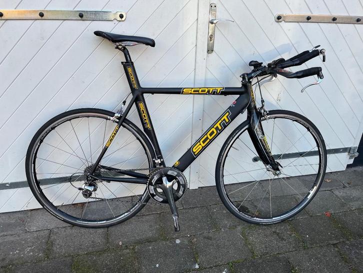 Tijdrit- / Triathlonfiets Scott Dura Ace 10s, Fietsen en Brommers, Fietsen | Racefietsen, Gebruikt, Heren, Overige merken, 15 tot 20 versnellingen