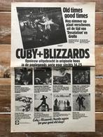 Paginagrote A3 advertentie CUBY & THE BLIZZARDS release, Cd's en Dvd's, Vinyl | Jazz en Blues, Ophalen of Verzenden