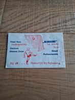 Suikerzakje Hotel Restaurant Nijhoving Hardenberg, Postzegels en Munten, Ophalen of Verzenden, Los biljet
