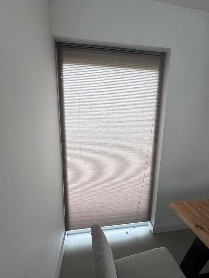 Veneta Plissé Gordijn - Dove - 1130x2170mm, Huis en Inrichting, Stoffering | Gordijnen en Lamellen, Zo goed als nieuw, 200 cm of meer