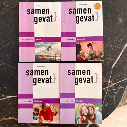 Samengevat VMBO-kgt Wiskunde Biologie Economie en NASK1, Boeken, Schoolboeken, Zo goed als nieuw, Biologie, Overige niveaus, Ophalen of Verzenden