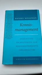 M. Weggeman - Kennismanagement, Boeken, M. Weggeman, Ophalen of Verzenden, Management, Zo goed als nieuw