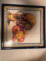 Portugees Tegeltableau met Fruit en Kan, Antiek en Kunst, Antiek | Wandborden en Tegels, Ophalen