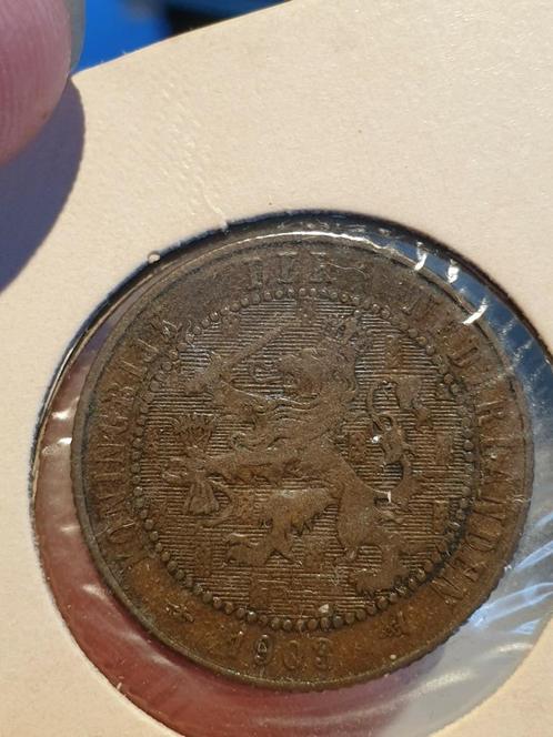 2.5 cent 1903 nr.7 (05), Postzegels en Munten, Munten | Nederland, Koningin Wilhelmina, Ophalen of Verzenden
