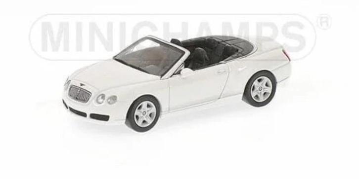 Bentley continental gt cabriolet wit, Hobby en Vrije tijd, Modelauto's | Overige schalen, Nieuw, Auto, Ophalen of Verzenden