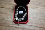 Pandora-stijl Zilveren Armband met bedels – Elegant en uniek, Sieraden, Tassen en Uiterlijk, Gebruikt, Ophalen of Verzenden, Met bedels of kralen