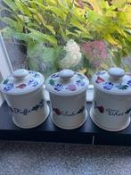 Boerenbont servies KOFFIE, THEE, SUIKER pot, DECEMBER tip !, Huis en Inrichting, Keuken | Servies, Overige typen, Ophalen of Verzenden