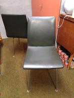 6 Stoelen met skaileer en metalen onderstel, Ophalen of Verzenden, Gebruikt, Overige kleuren