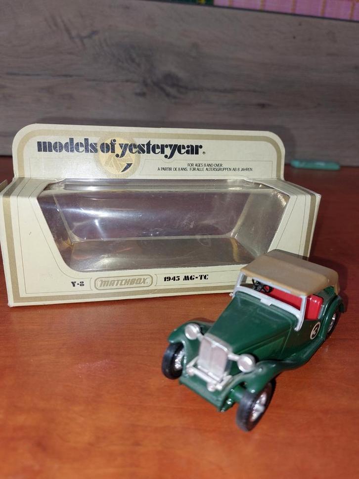 MG TC, Hobby en Vrije tijd, Modelauto's | 1:43, Zo goed als nieuw, Auto, Matchbox, Ophalen of Verzenden
