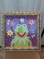 Mozaik Kermit de Kikker en Miss Piggy, Antiek en Kunst, Curiosa en Brocante, Ophalen
